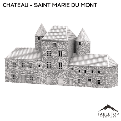 Tabletop Terrain Building Chateau - Saint Marie du Mont