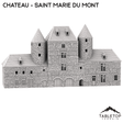 Tabletop Terrain Building Chateau - Saint Marie du Mont