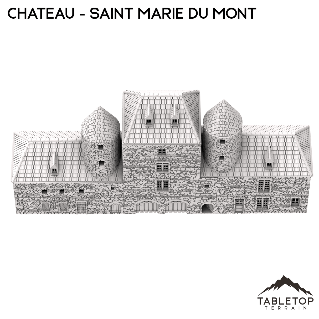 Tabletop Terrain Building Chateau - Saint Marie du Mont