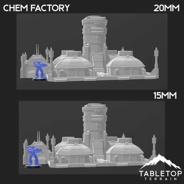 Tabletop Terrain Building Chem Factory