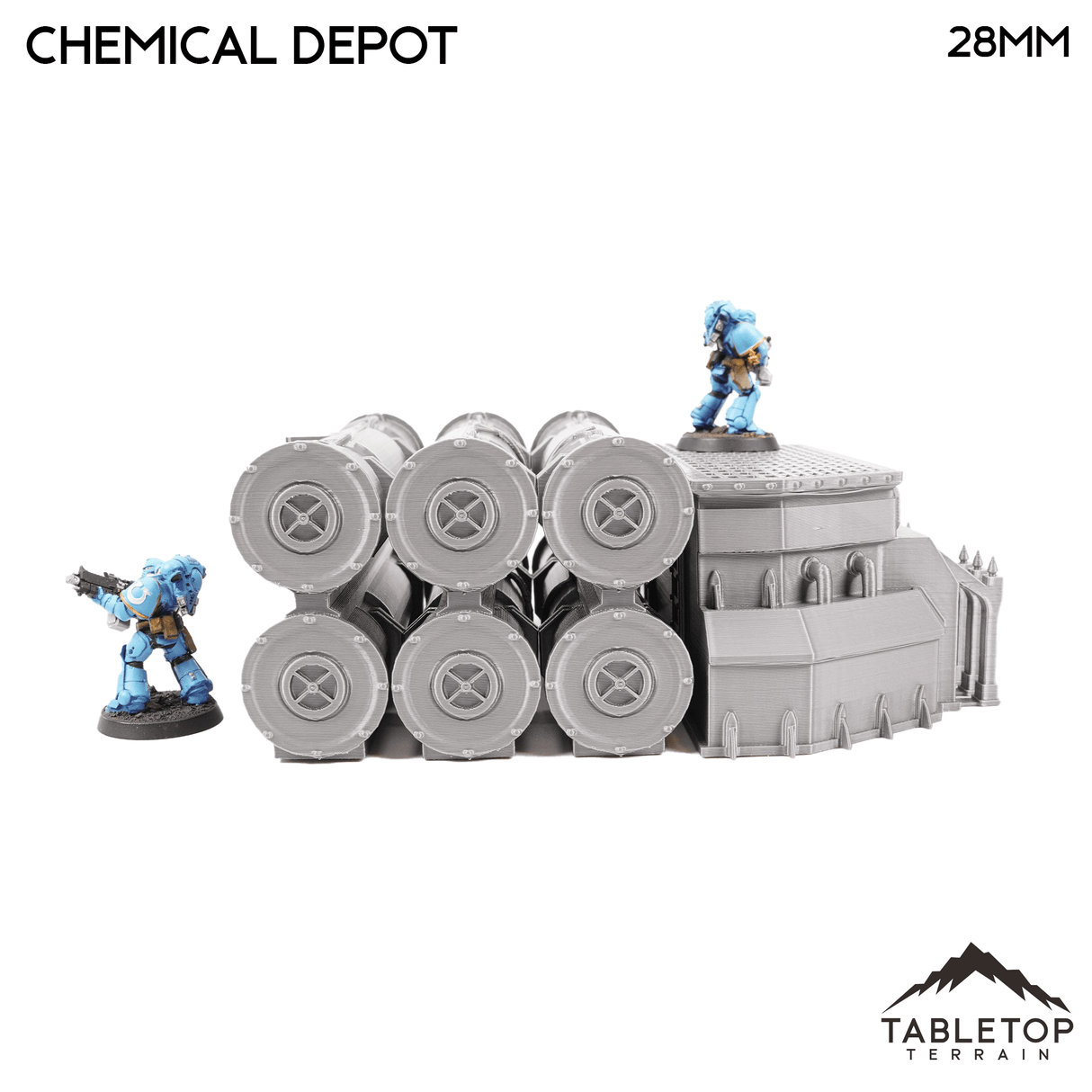 Tabletop Terrain Building Chemical Depot