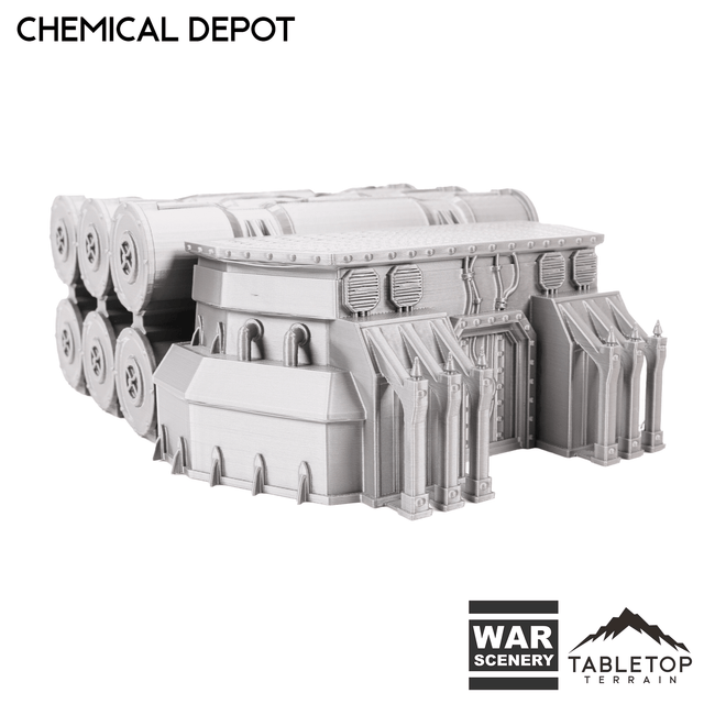 Tabletop Terrain Building Chemical Depot