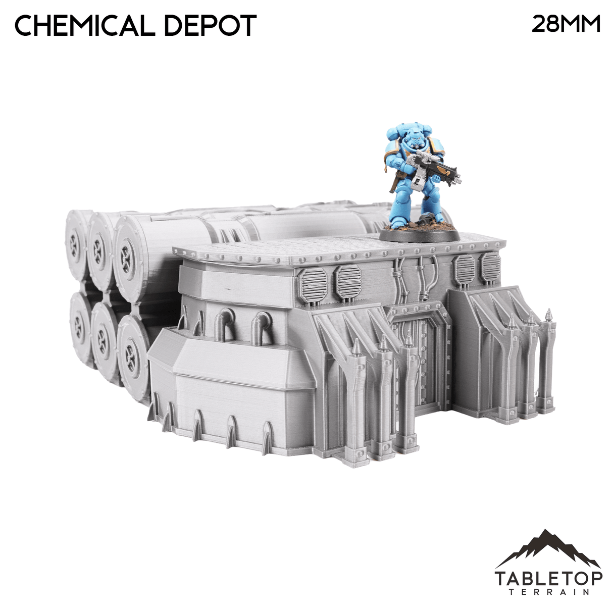 Tabletop Terrain Building Chemical Depot