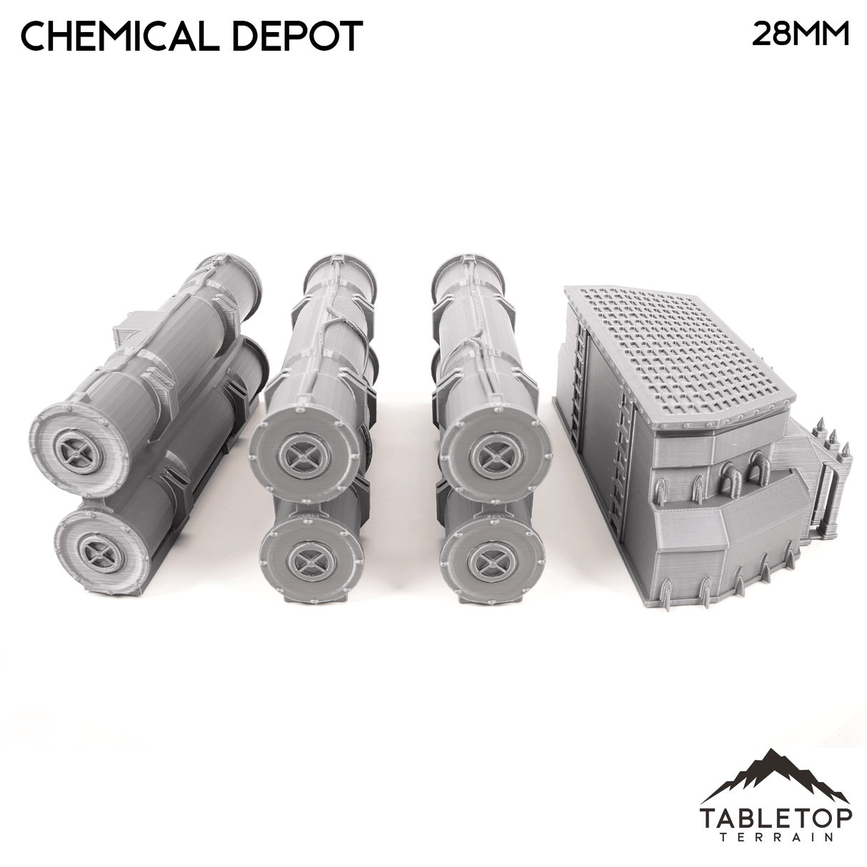 Tabletop Terrain Building Chemical Depot