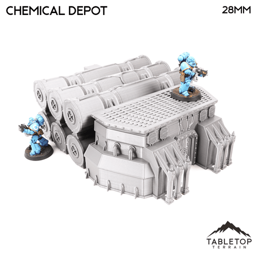 Tabletop Terrain Building Chemical Depot