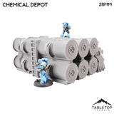 Tabletop Terrain Building Chemical Depot