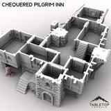 Tabletop Terrain Building Chequered Pilgrim Inn