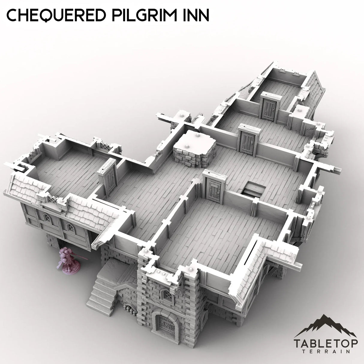 Tabletop Terrain Building Chequered Pilgrim Inn