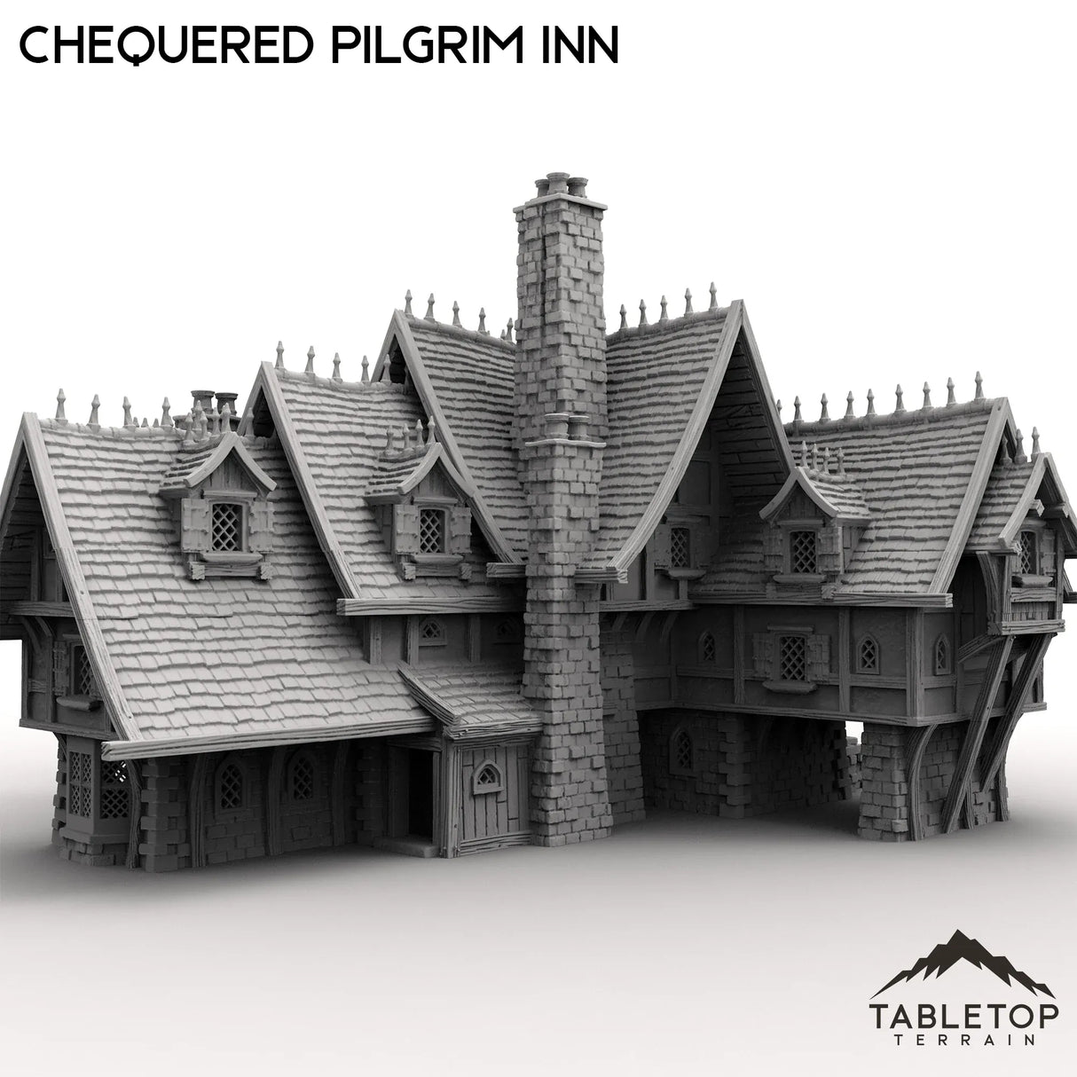 Tabletop Terrain Building Chequered Pilgrim Inn