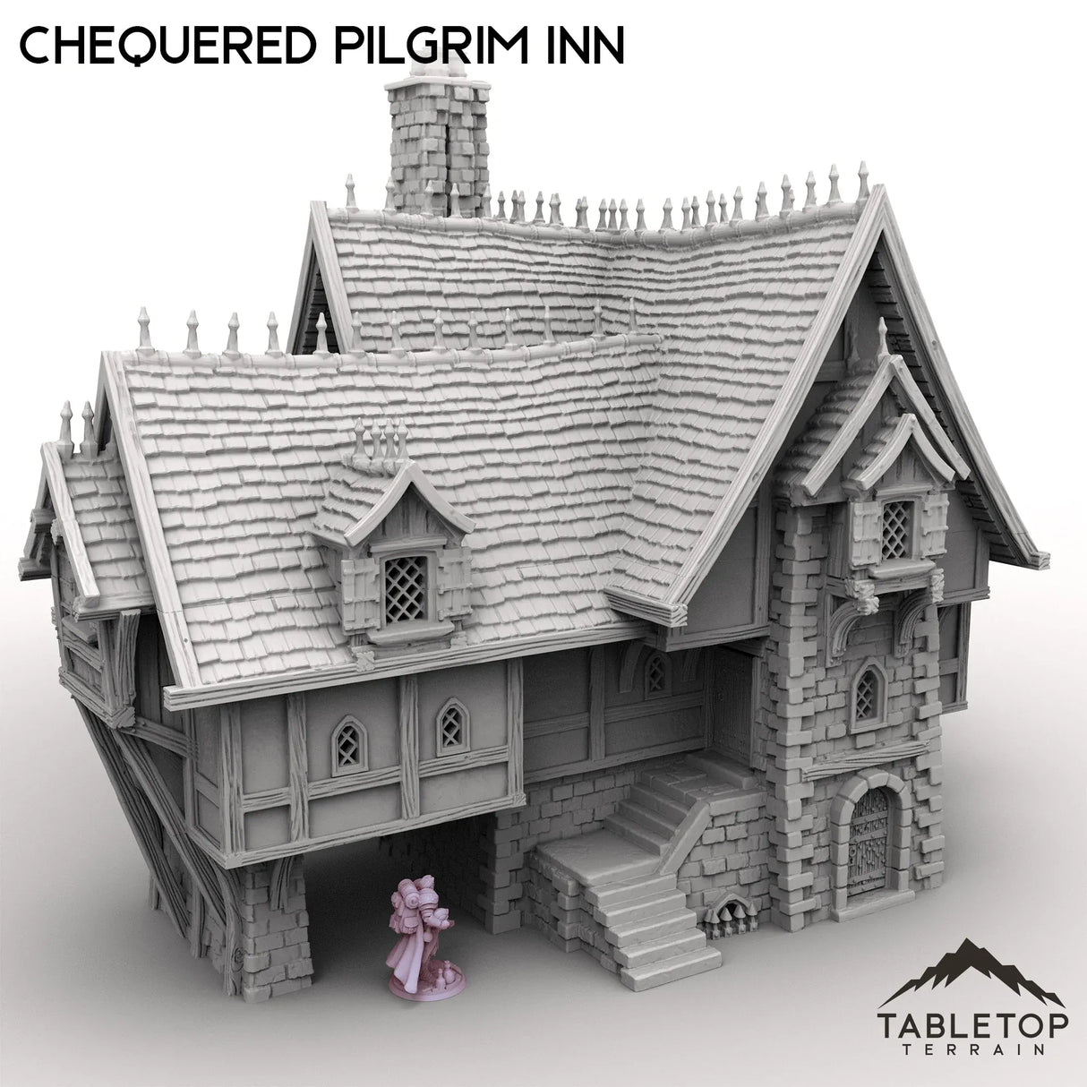 Tabletop Terrain Building Chequered Pilgrim Inn