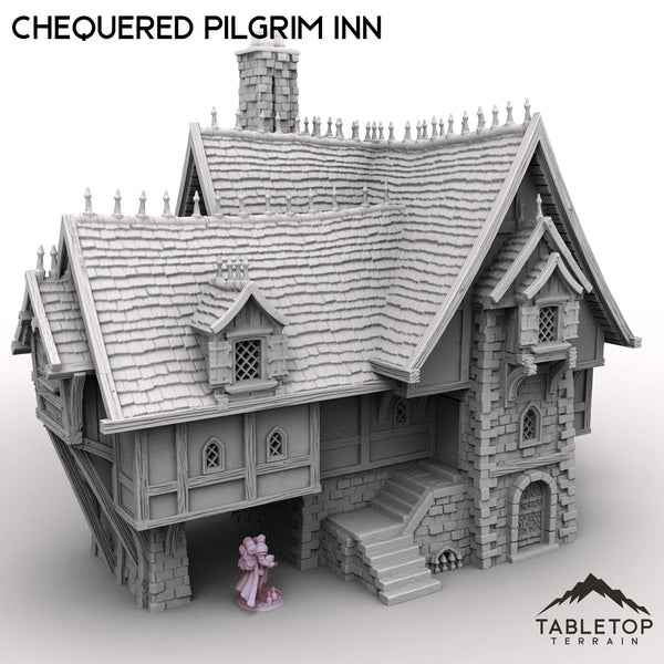 Tabletop Terrain Building Chequered Pilgrim Inn