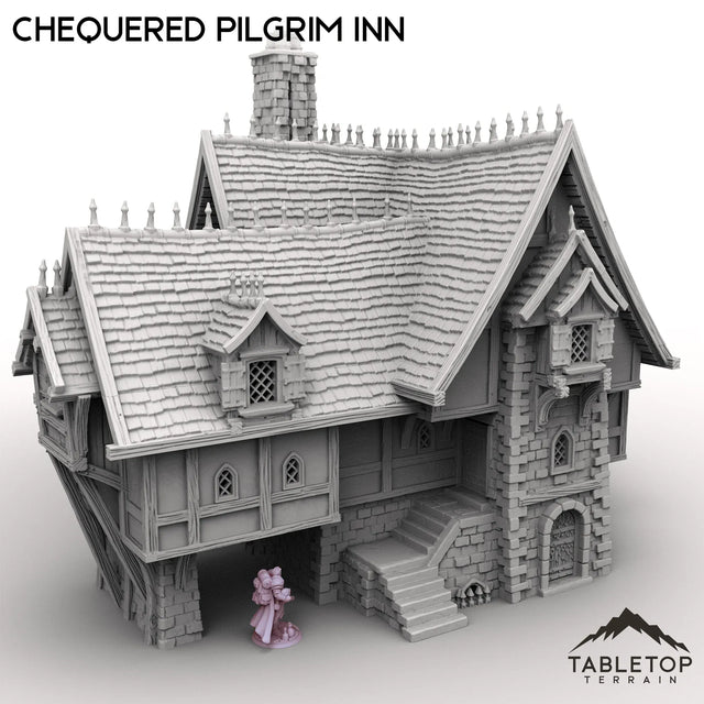 Tabletop Terrain Building Chequered Pilgrim Inn