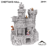 Tabletop Terrain Building Chieftains Hall - Hagglethorn Hollow - Fantasy Building