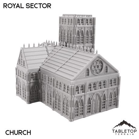 Tabletop Terrain Building Church Royal Sector 8mm Scale Building Pack