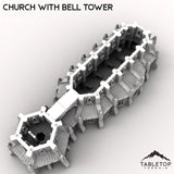 Tabletop Terrain Building Church with Bell Tower