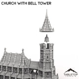 Tabletop Terrain Building Church with Bell Tower