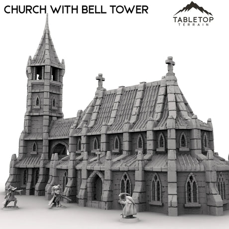 Tabletop Terrain Building Church with Bell Tower