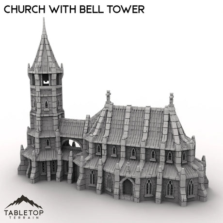Tabletop Terrain Building Church with Bell Tower