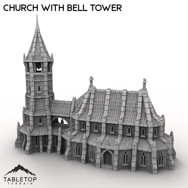 Tabletop Terrain Building Church with Bell Tower