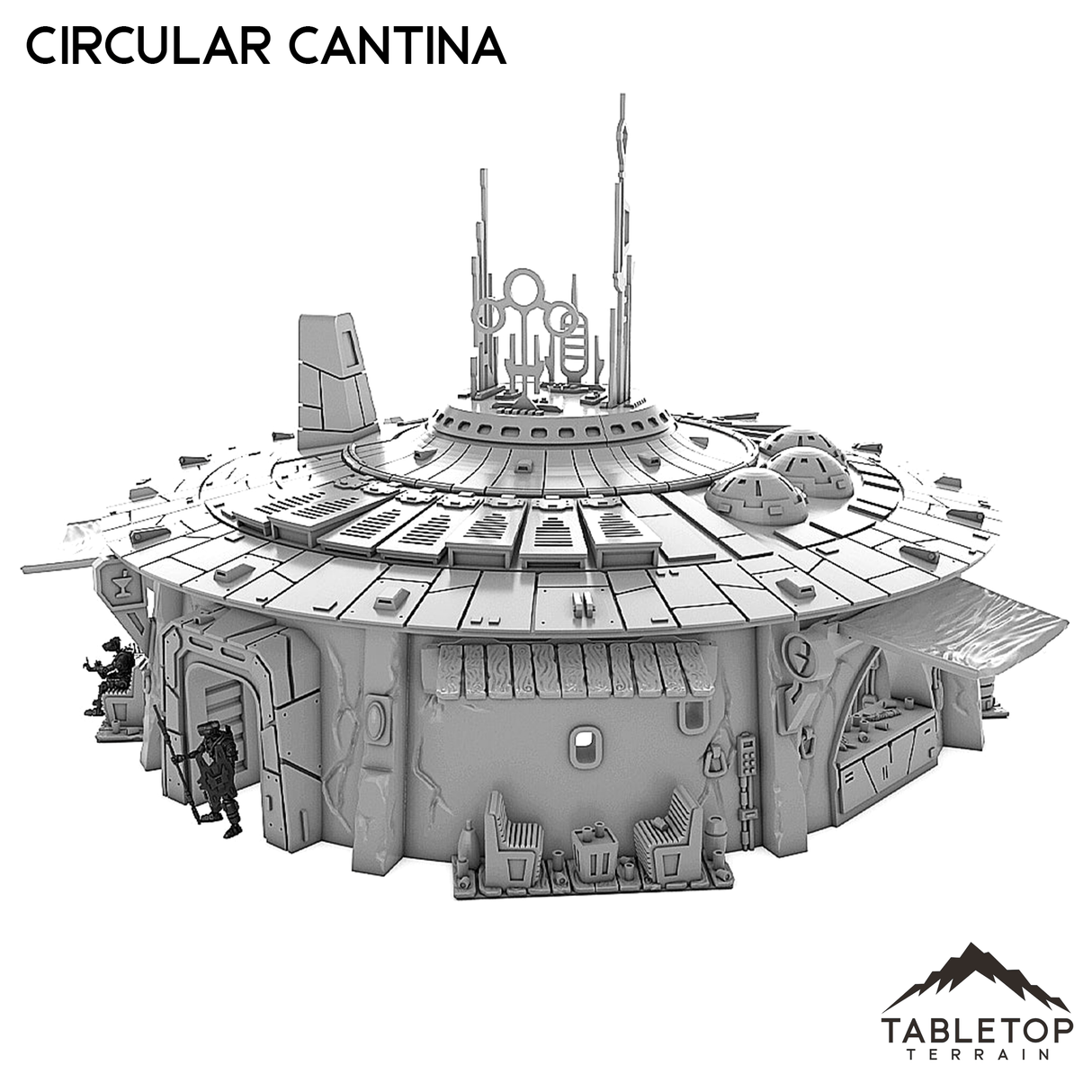 Tabletop Terrain Building Circular Cantina