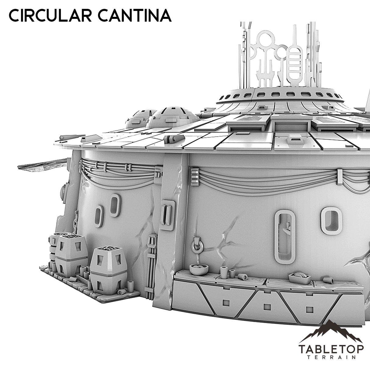 Tabletop Terrain Building Circular Cantina