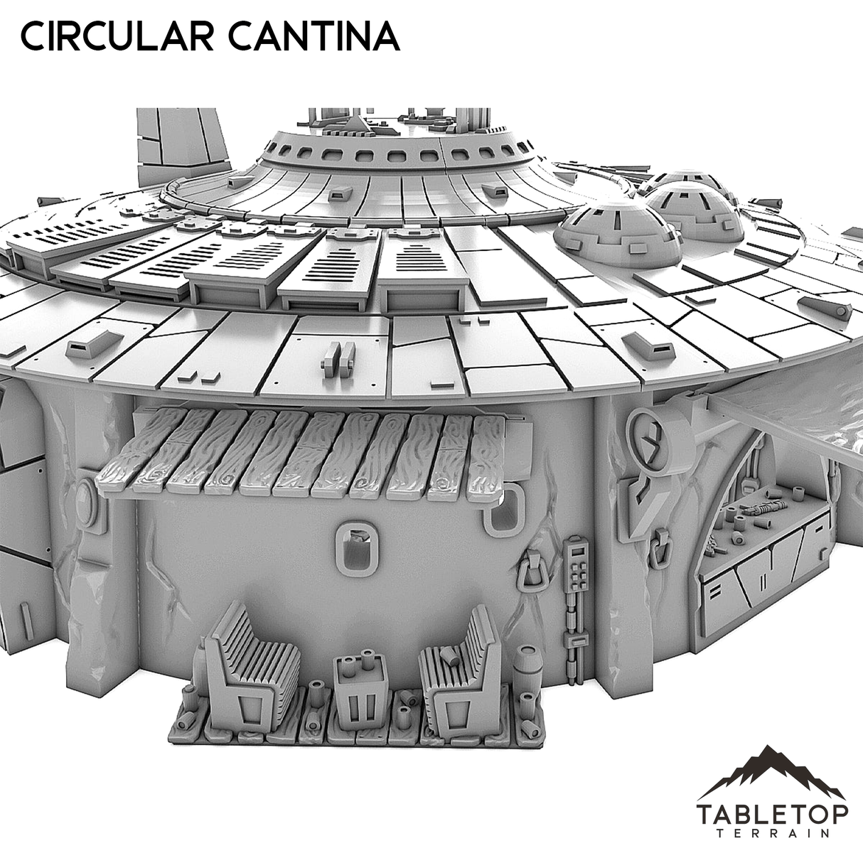 Tabletop Terrain Building Circular Cantina