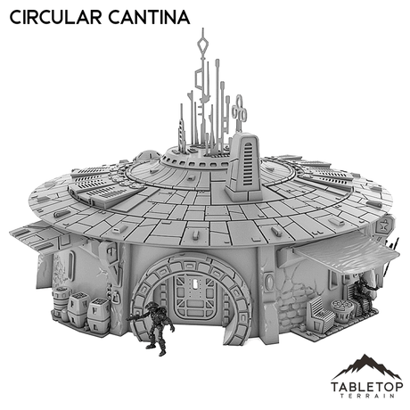 Tabletop Terrain Building Circular Cantina