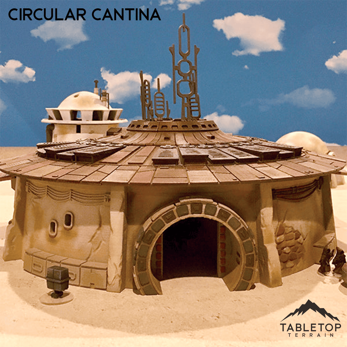 Tabletop Terrain Building Circular Cantina