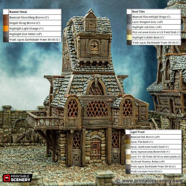 Tabletop Terrain Building City Apothecary