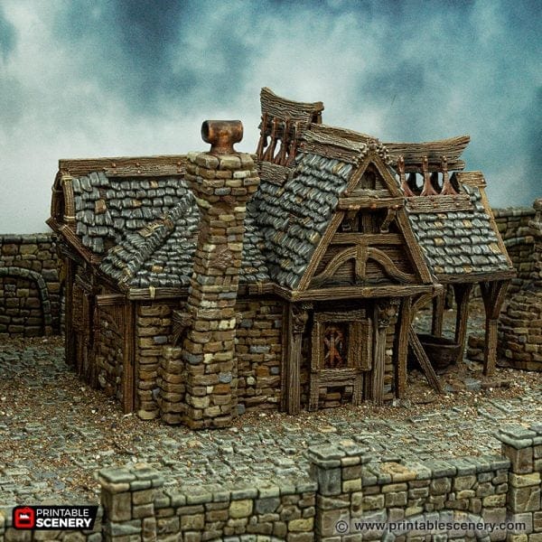 Tabletop Terrain Building City Blacksmith