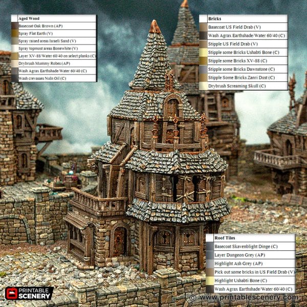 Tabletop Terrain Building City Manor