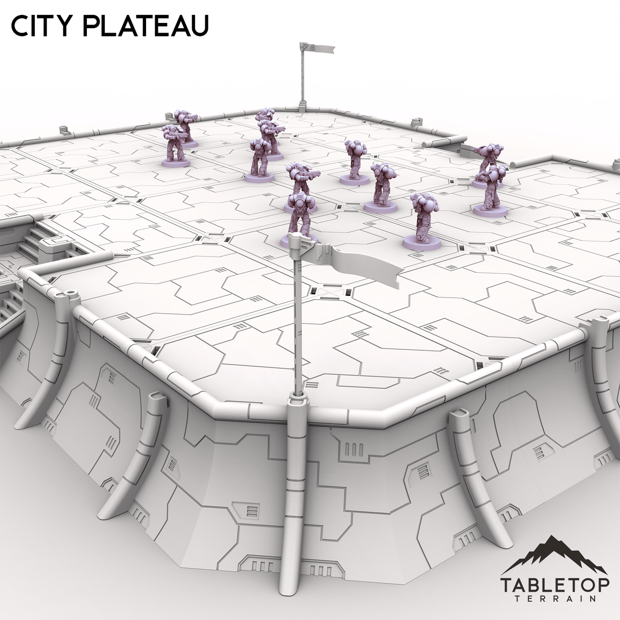 Tabletop Terrain Building City Plateau