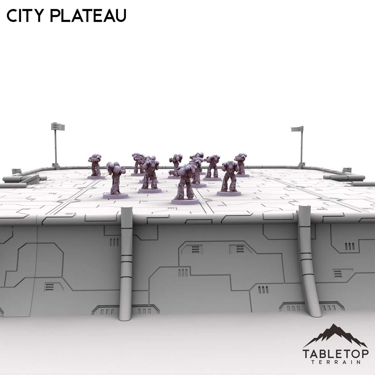 Tabletop Terrain Building City Plateau