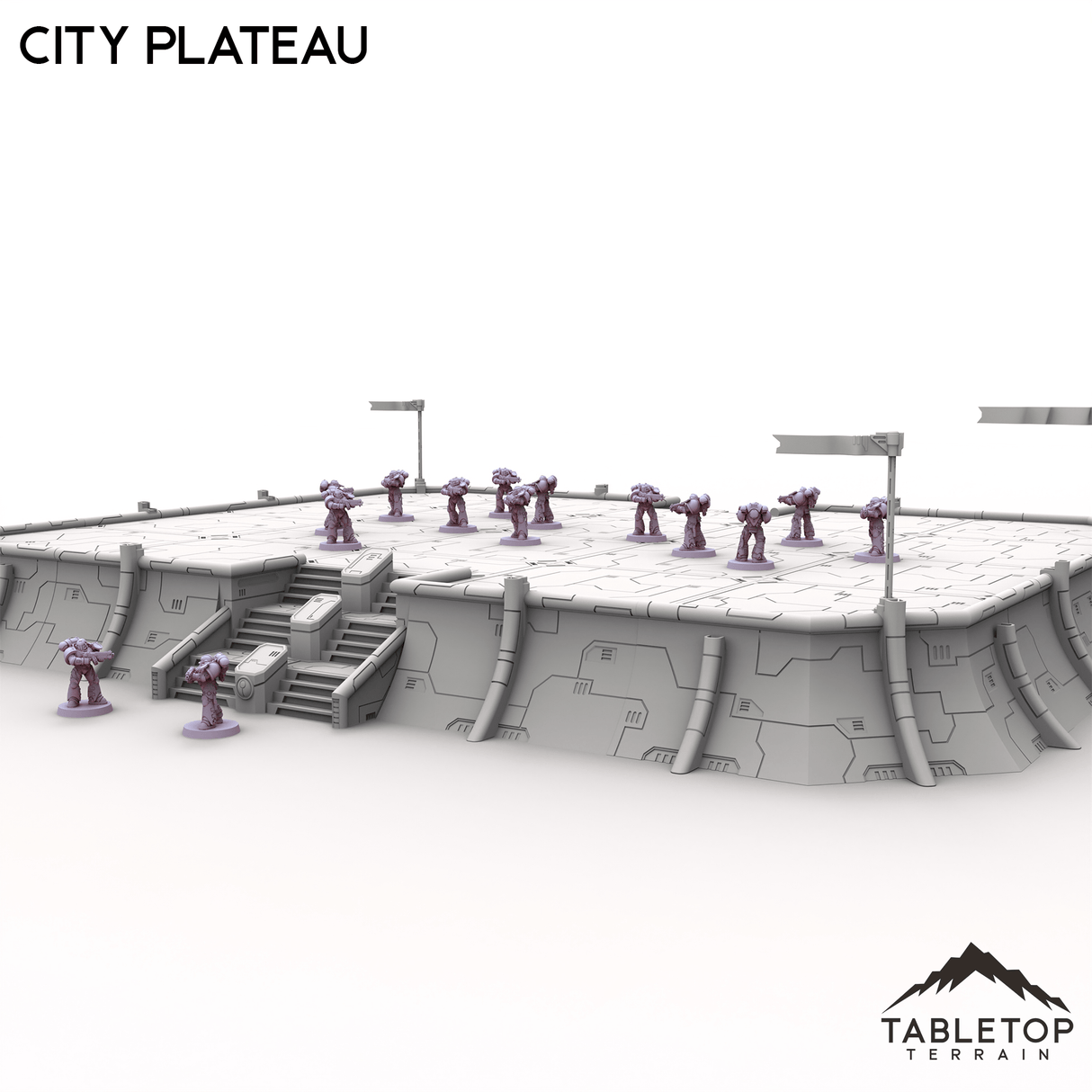 Tabletop Terrain Building City Plateau