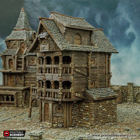 Tabletop Terrain Building City Tenement