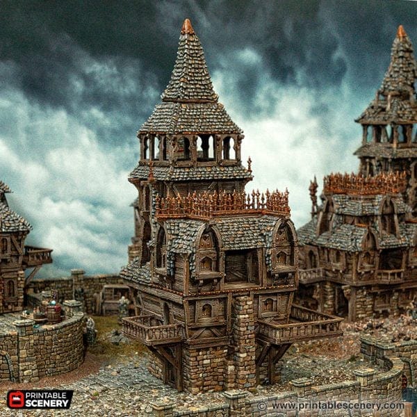 Tabletop Terrain Building City Watch Headquarters