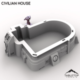 Tabletop Terrain Building Civilian House