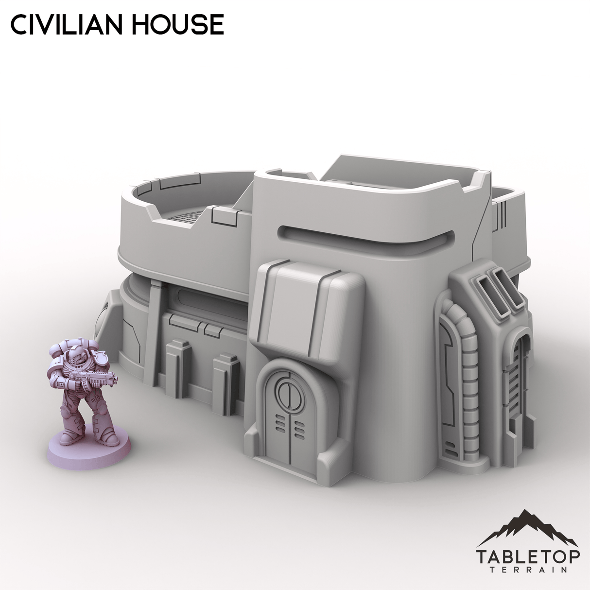 Tabletop Terrain Building Civilian House