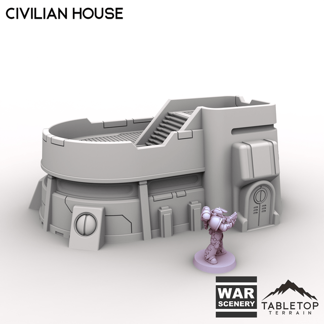 Tabletop Terrain Building Civilian House