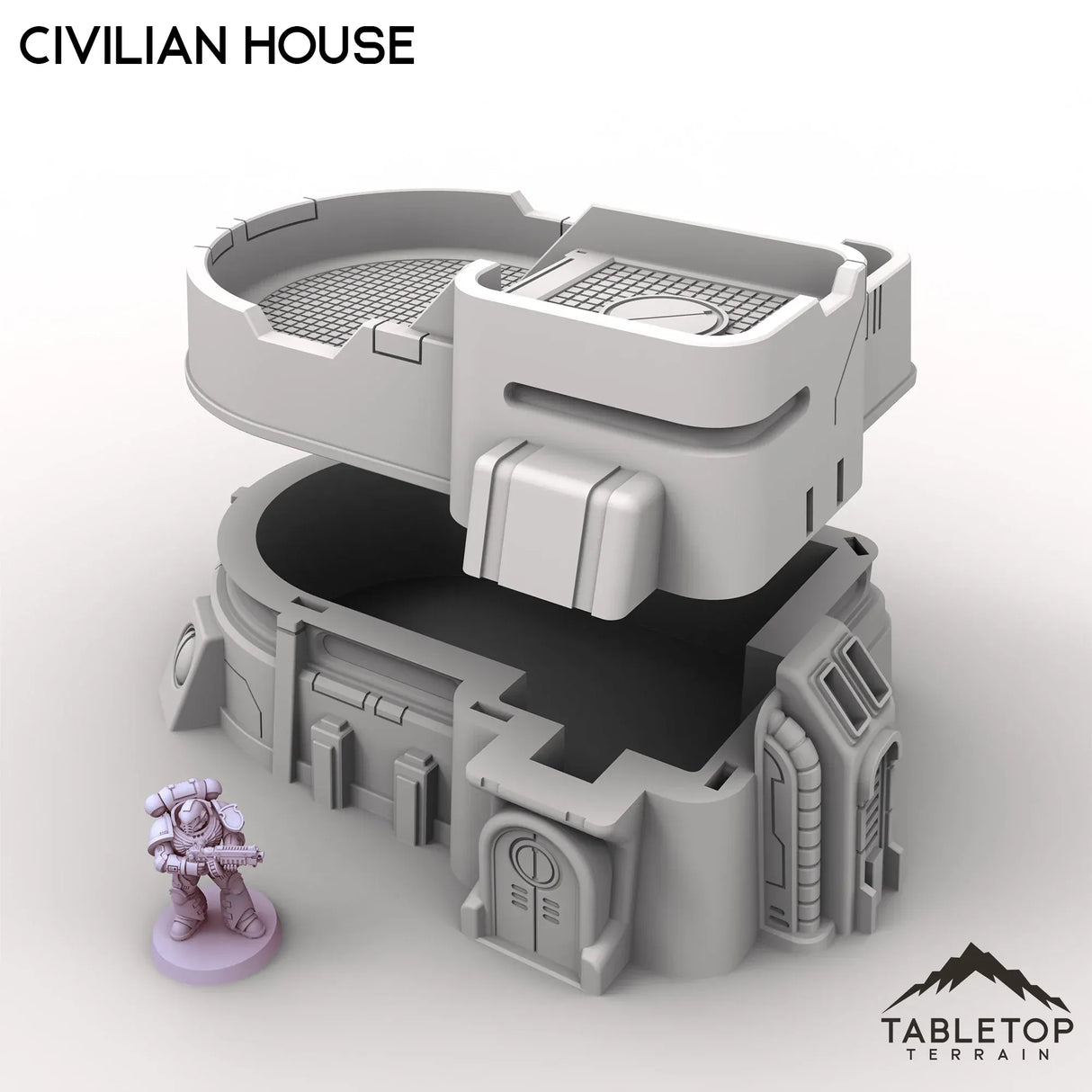 Tabletop Terrain Building Civilian House
