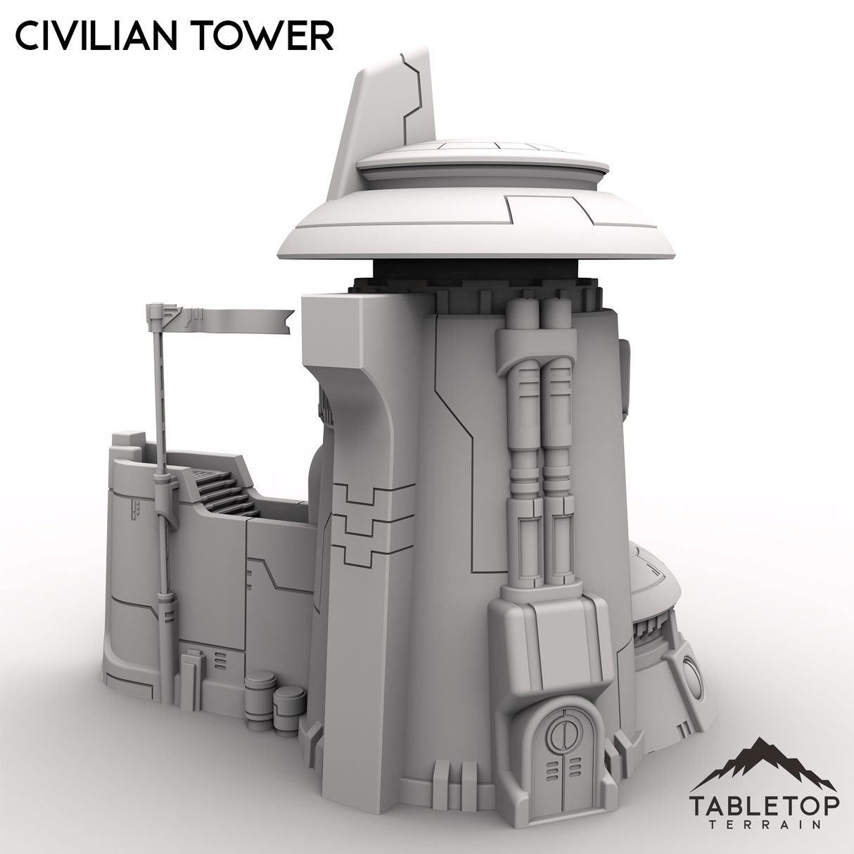 Tabletop Terrain Building Civilian Tower
