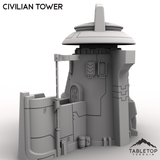 Tabletop Terrain Building Civilian Tower