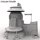 Tabletop Terrain Building Civilian Tower