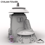 Tabletop Terrain Building Civilian Tower