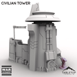 Tabletop Terrain Building Civilian Tower
