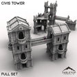 Tabletop Terrain Building Civis Tower