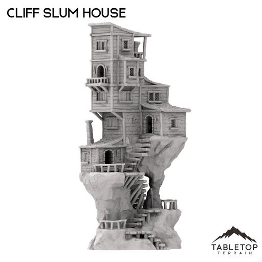 Tabletop Terrain Building Cliff Slum House