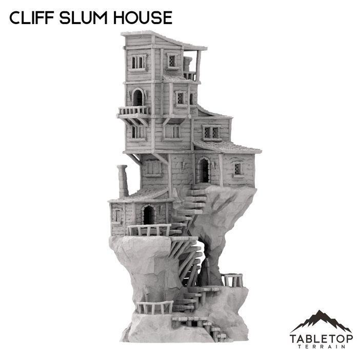 Tabletop Terrain Building Cliff Slum House