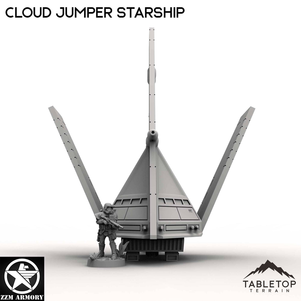 Tabletop Terrain Building Cloud Jumper Starship