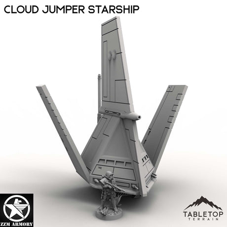 Tabletop Terrain Building Cloud Jumper Starship